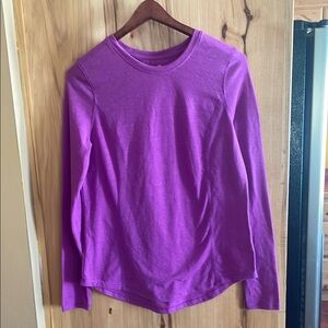 Avia Athletic Purple Long Sleeve Shirt Sz Sm
